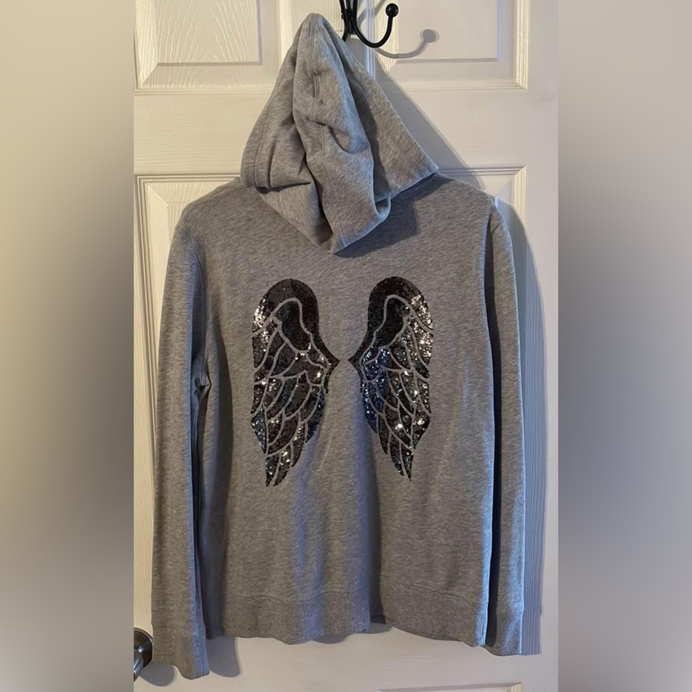 Victoria Secret BLINGY Angel Wing Zip up Jacket